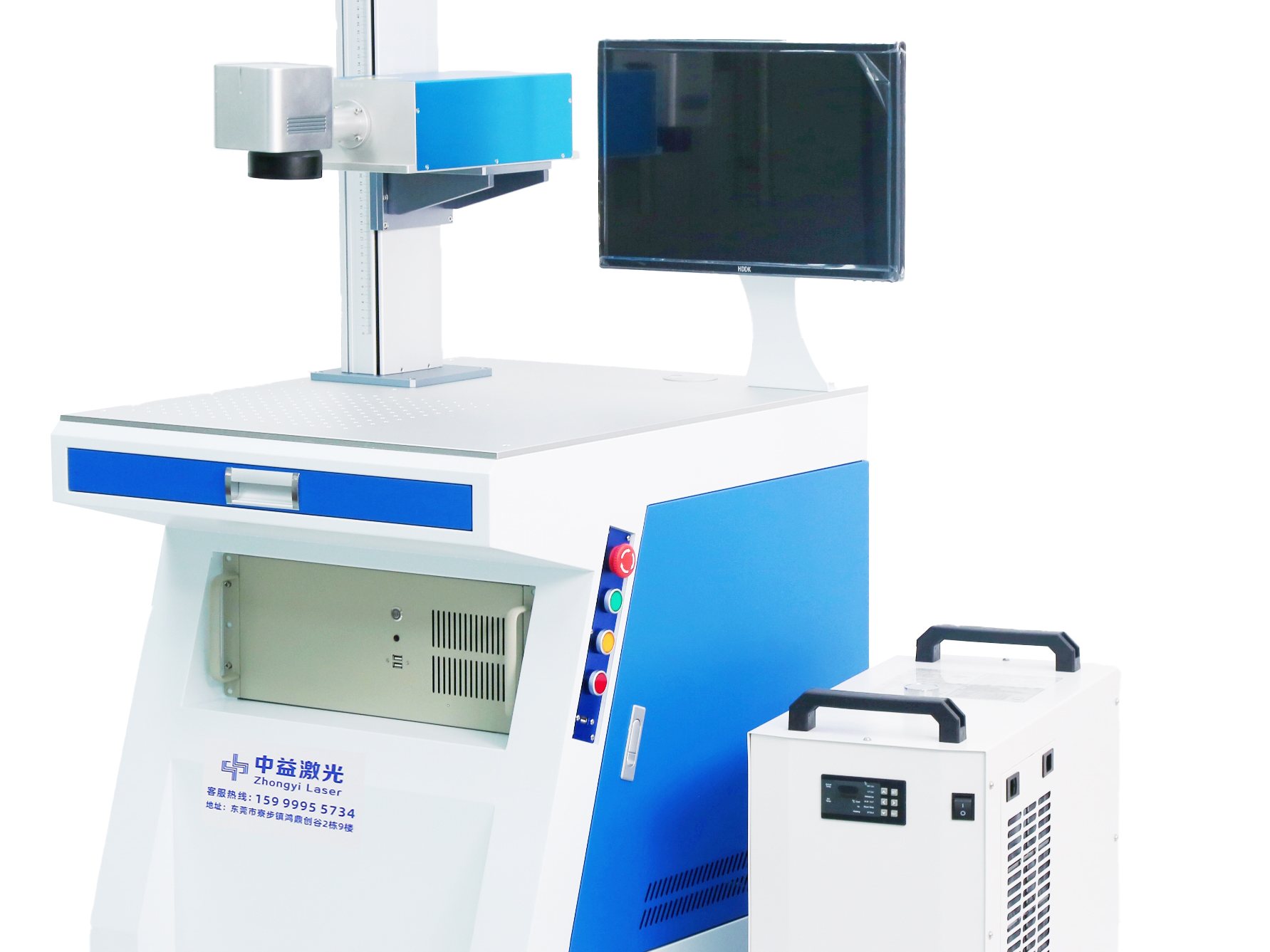 中益紫外激光打标机整机实拍：定期保养保持打标质量