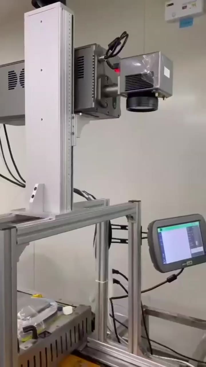 UV 龙门架打标 · 实景演示